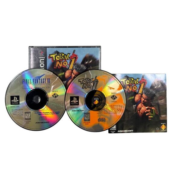 Tobal NO. 1 w/Final Fantasy VII Demo Disc (PlayStation 1) CIB - Picture 1 of 8